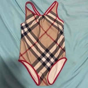 Authentic Burberry Kids Swimsuit Size 8